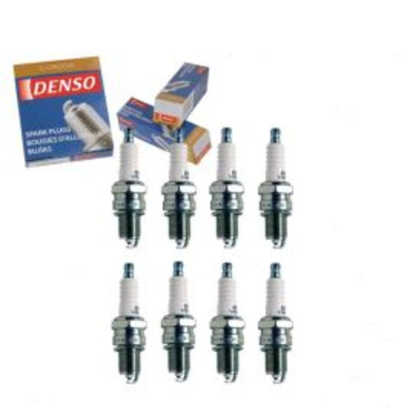 8 pc DENSO Standard U-Groove Spark Plugs for 1967 Dodge W200 Series 5.2L V8