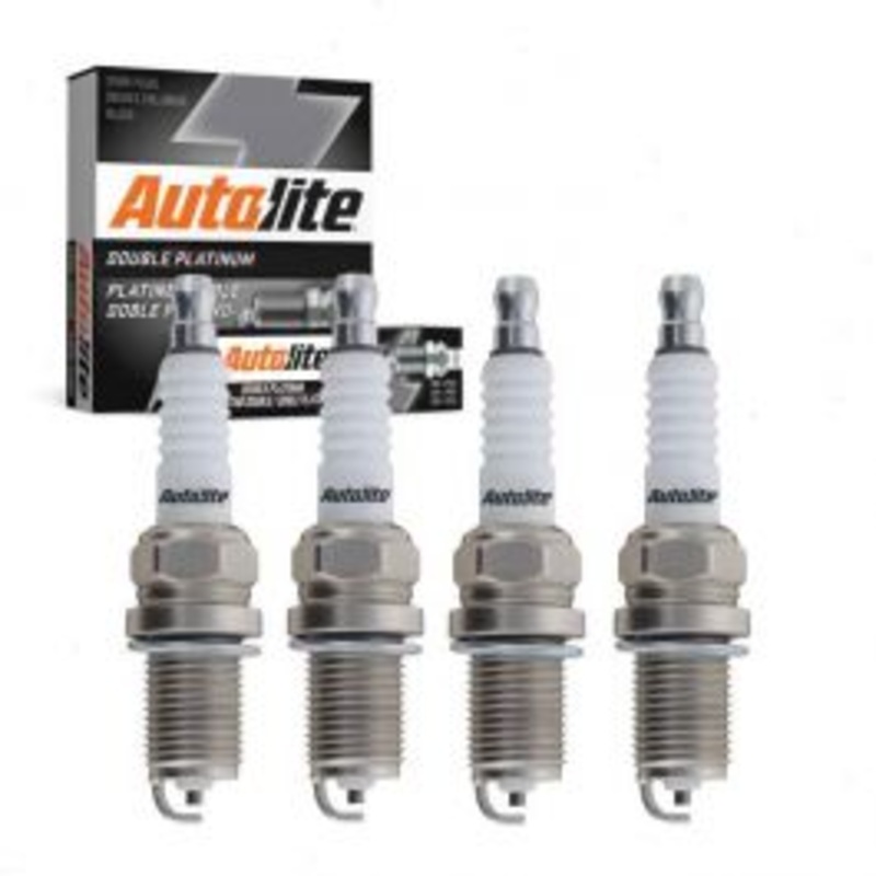 4 pc Autolite Double Platinum Spark Plug for 2001-2011 Kia Rio