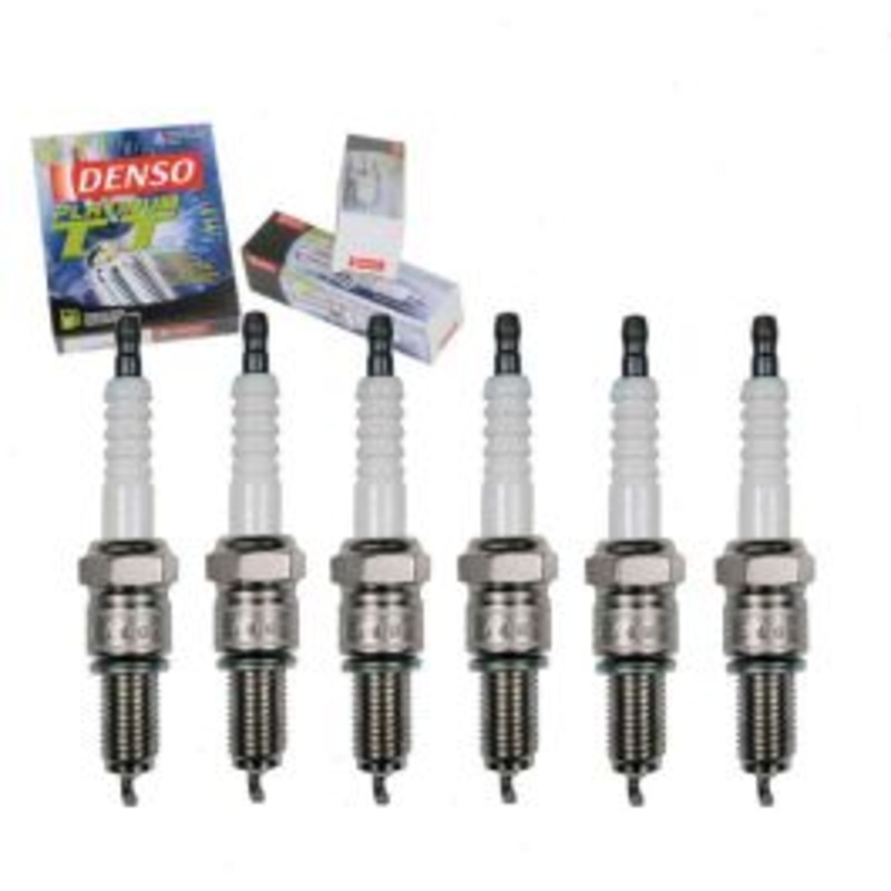 6 pc DENSO Platinum TT Spark Plugs for 1964-1967 Chevrolet P30 Series 4.8L L6