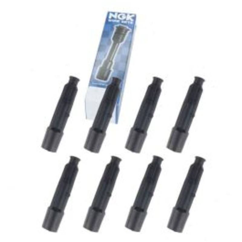 8 pc NGK Ignition Coil Boots for 1996-1999 Mercedes-Benz S420 4.2L V8