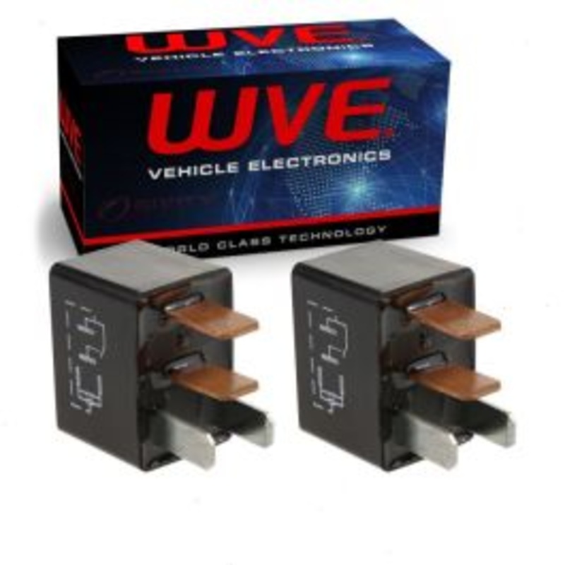 2 pc Wells WVE Engine Cooling Fan Motor Relay for 2011-2017 Lexus CT200h