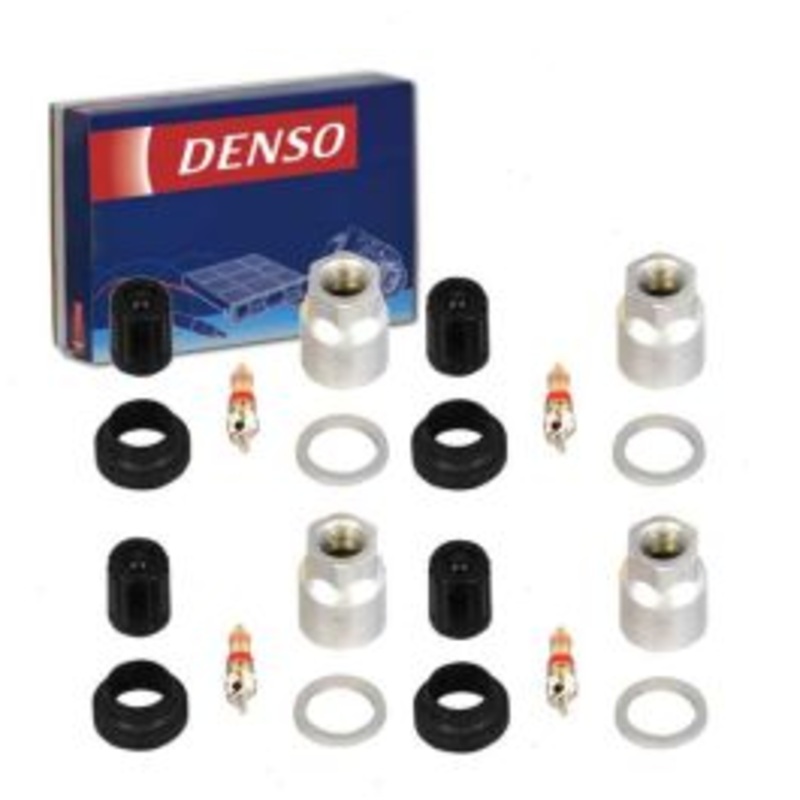 4 pc DENSO TPMS Sensor Service Kits for 2006-2014 Toyota Prius