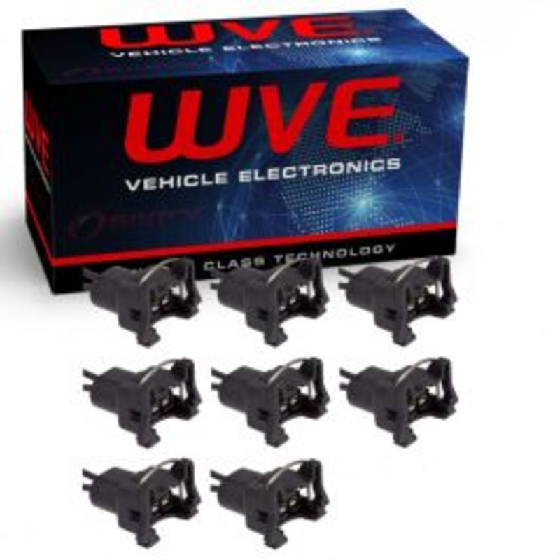 8 pc Wells WVE Fuel Injector Connectors for 1990-2004 Audi A6 Quattro A8 A8 Quattro RS6 S6 S8 V8 Quattro 3.6L 3.7L 4.2L V8