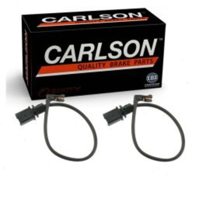 2 pc Carlson Front Disc Brake Pad Wear Sensors for 2012-2016 Audi A7 Quattro