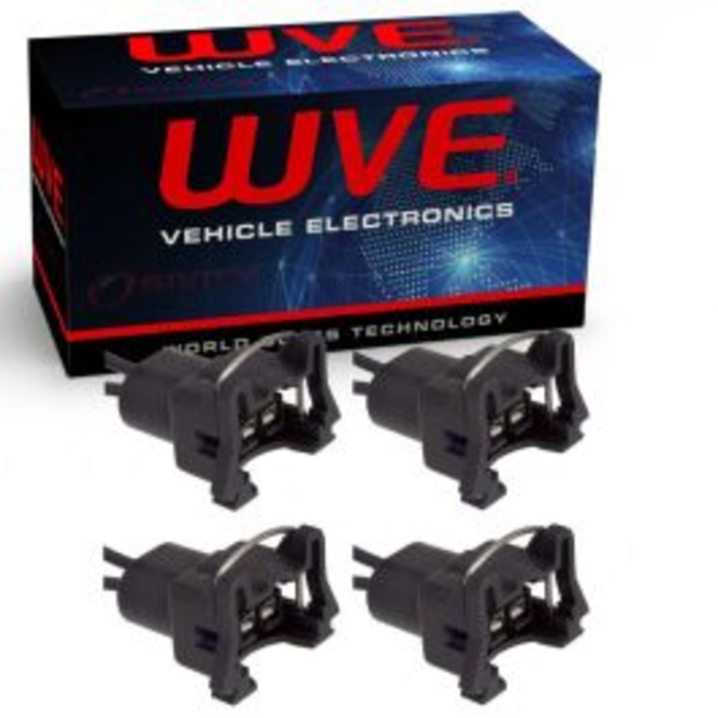 4 pc Wells WVE Fuel Injector Connectors for 1998-2000 Isuzu Hombre 2.2L L4