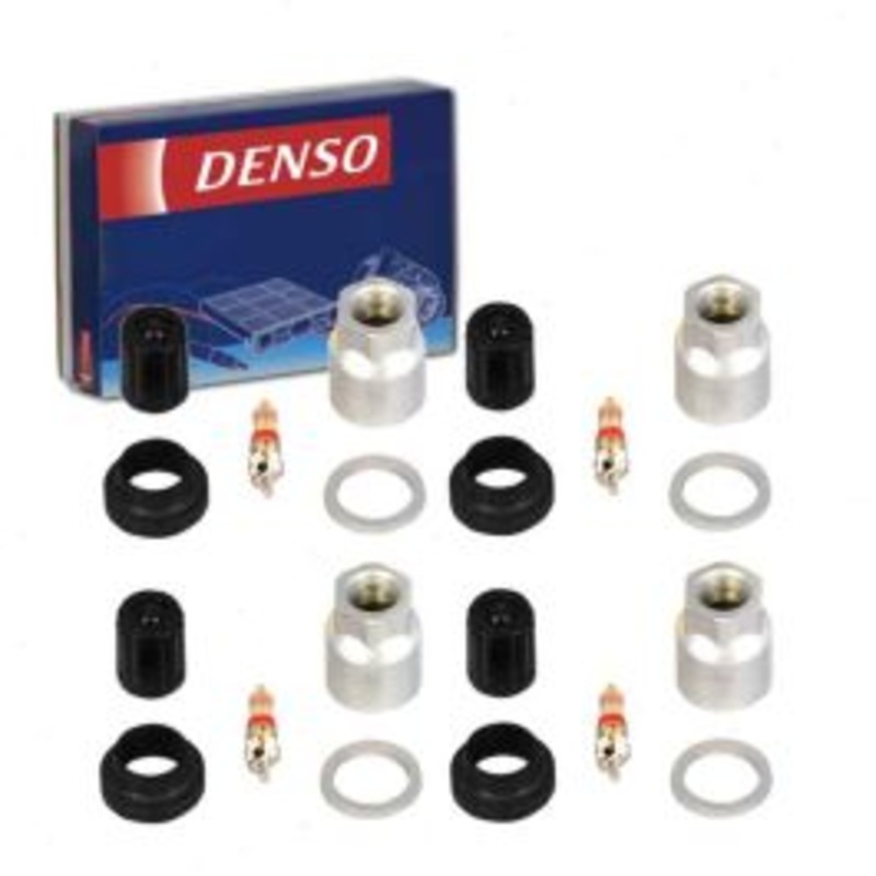 4 pc DENSO TPMS Sensor Service Kits for 2006-2014 Toyota RAV4