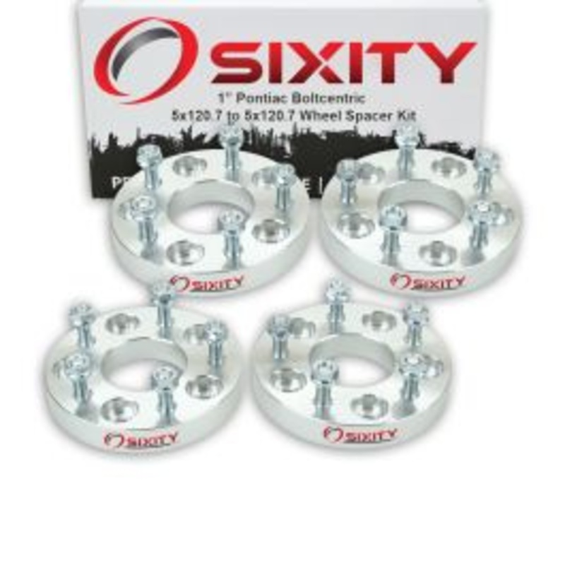 Sixity 4 pc 1" Thick Wheel Spacers - Pontiac Firebird Prix - 5x120.7mm