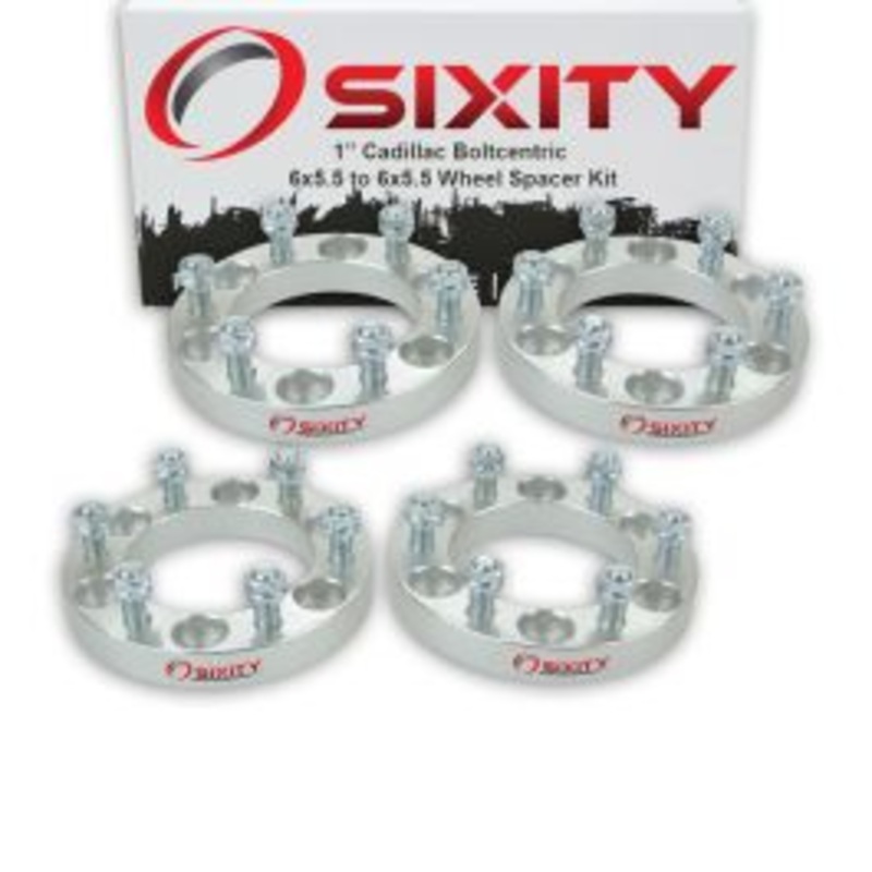 Sixity 4 pc 1" Thick Wheel Spacers - Cadillac Escalade - 6x5.5