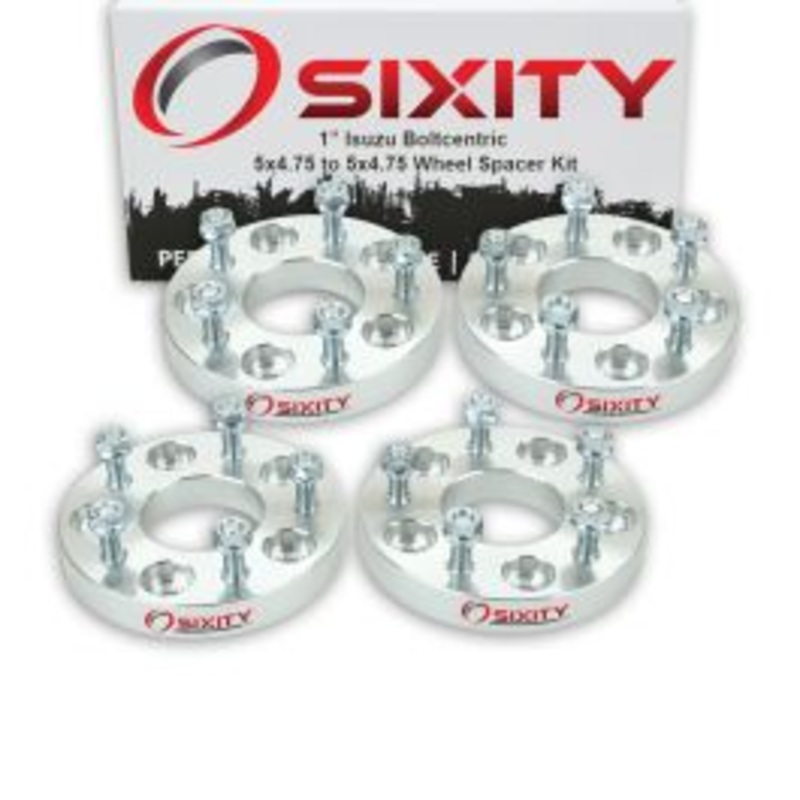 Sixity 4 pc 1" Thick Wheel Spacers - Isuzu Hombre - 5x4.75