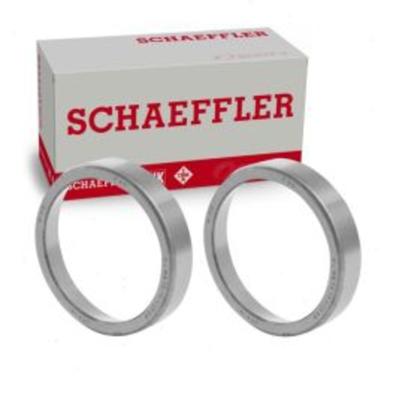 2 pc Schaeffler Front Inner Wheel Bearing Races for 1966-1967 Mercury Caliente