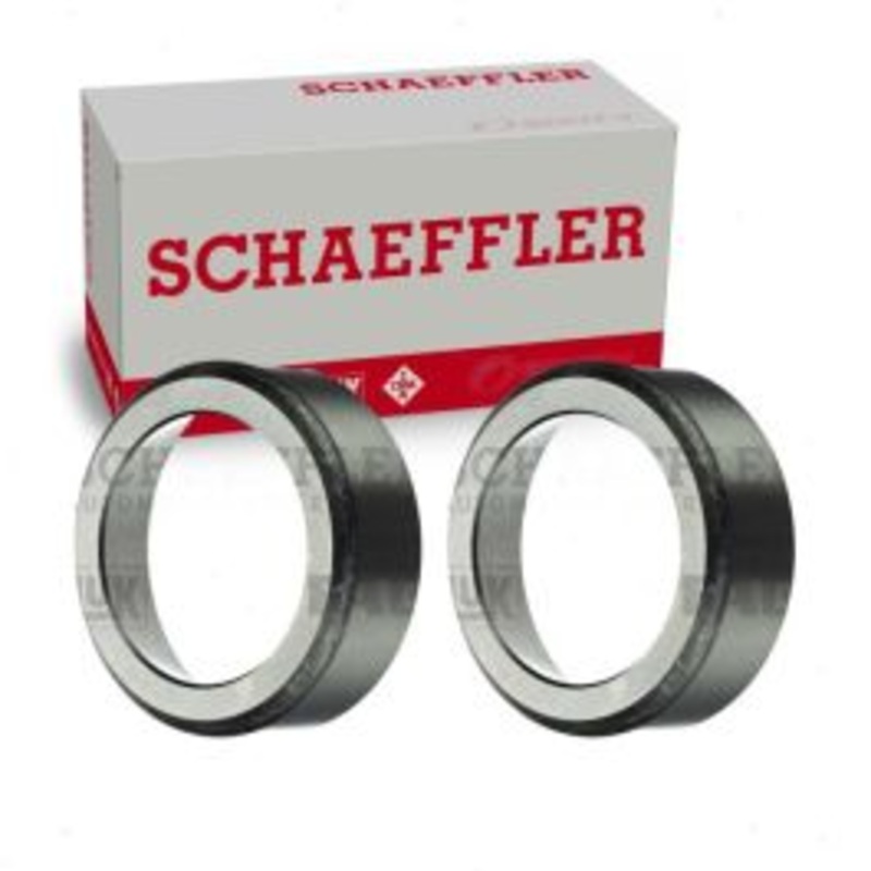 2 pc Schaeffler Front Inner Wheel Bearing Races for 1980-1983 Ford F-600