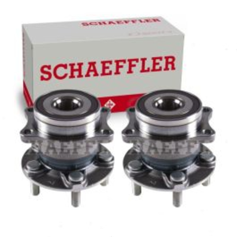 2 pc Schaeffler Rear Wheel Bearing Hub Assembly for 2012-2014 Subaru Impreza 2.5L H4