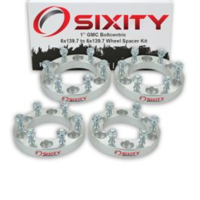 Sixity 4 pc 1" Thick Wheel Spacers - GMC Canyon - 6x139.7mm