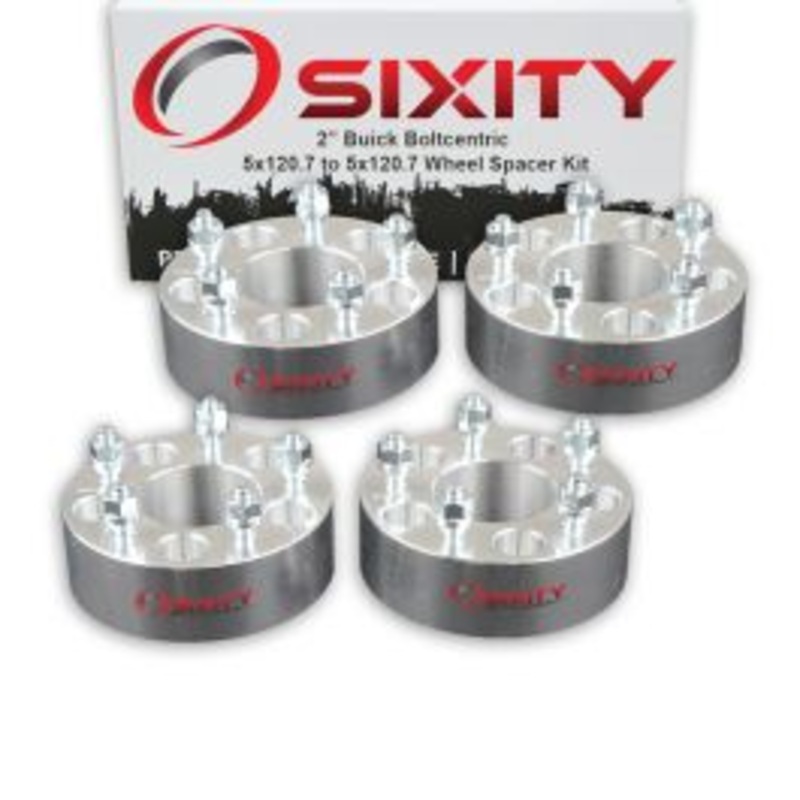 Sixity 4 pc 2" Thick Wheel Spacers - Buick Riveria - 5x120.7mm