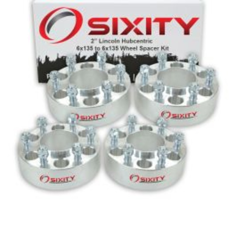 Sixity 4 pc 2" Thick Hubcentric Wheel Spacers - Lincoln Mark LT Navigator - 6x135mm