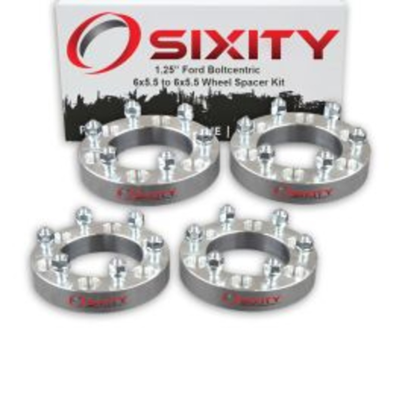 Sixity 4 pc 1.25" Thick Wheel Spacers - Ford Courier - 6x5.5