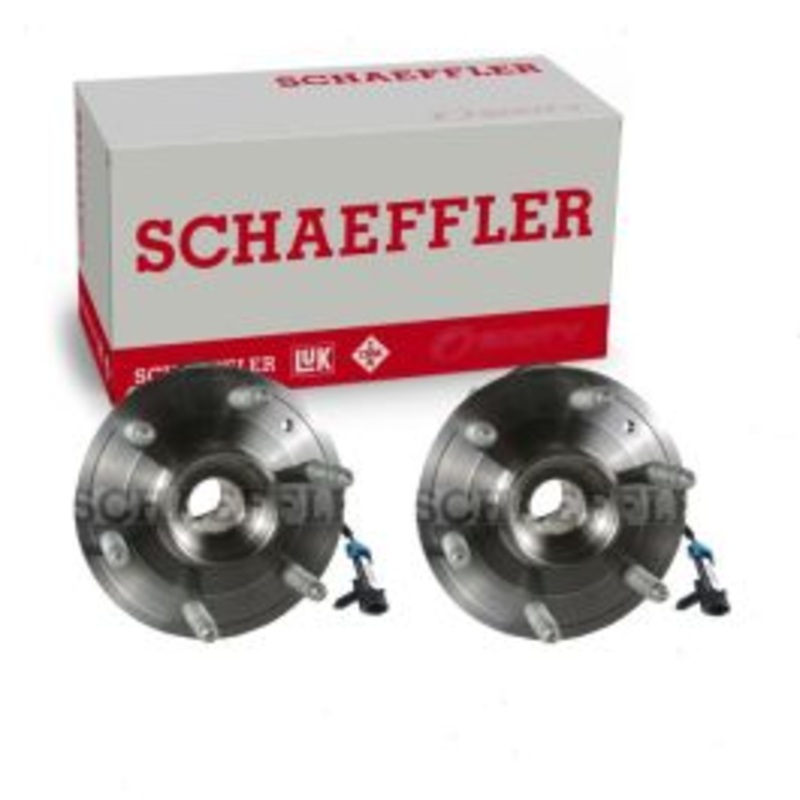 2 pc Schaeffler Front Wheel Bearing Hub Assembly for 2000 Chevrolet Tahoe 4.8L V8