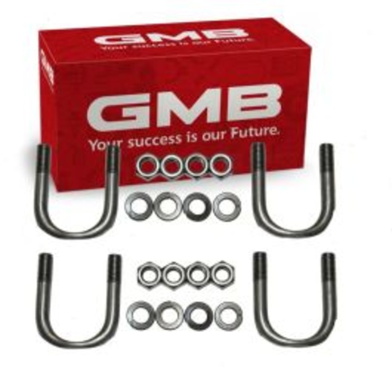 2 pc GMB Rear Shaft All Universal Joint U-Bolt Kit for 1966-1967 Dodge Coronet