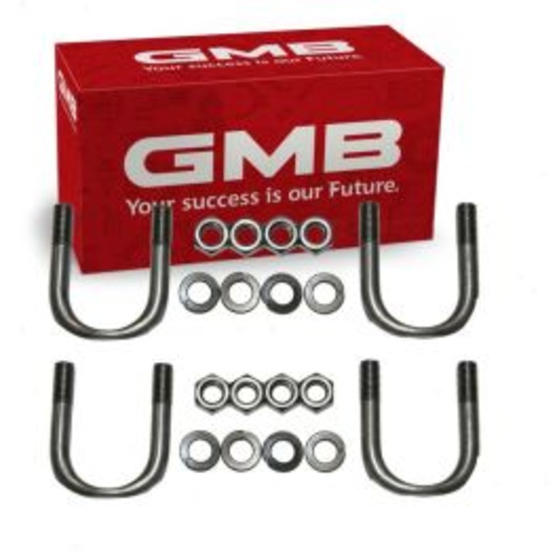 2 pc GMB Rear Shaft All Universal Joint U-Bolt Kit for 1994-2010 Dodge Ram 2500