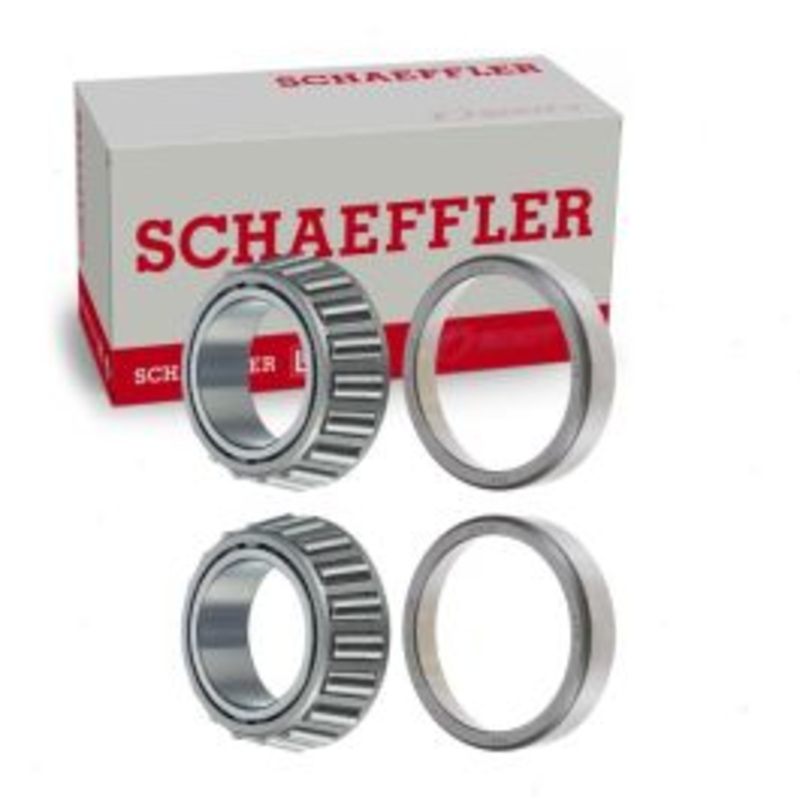 2 pc Schaeffler Front Inner Wheel Bearings for 1976 Buick Opel 1.8L L4