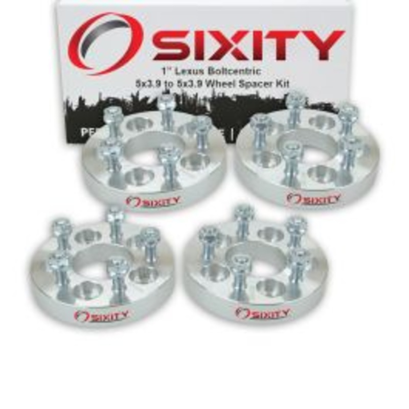 Sixity 4 pc 1" Thick Wheel Spacers - Lexus ES250 - 5x3.9