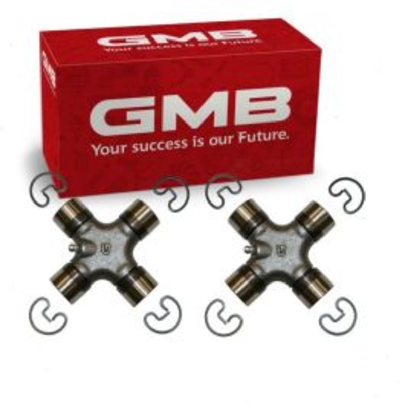 2 pc GMB Rear Shaft Front Center Universal Joints for 1975-1978 Ford E-150 Econoline 5.8L V8