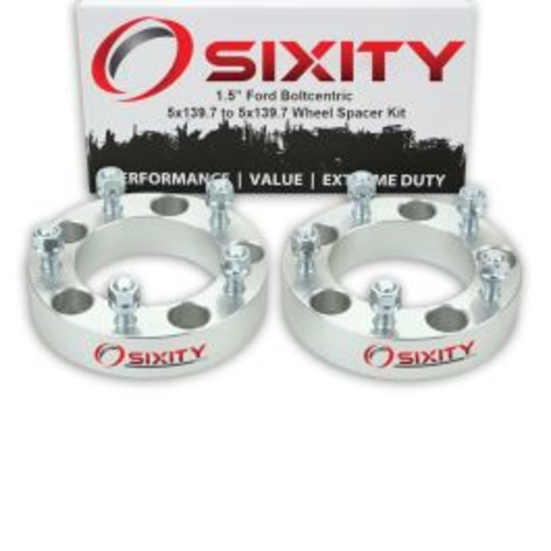 Sixity 2 pc 1.5" Thick Wheel Spacers - Ford F150 Pickup Truck - 5x139.7mm