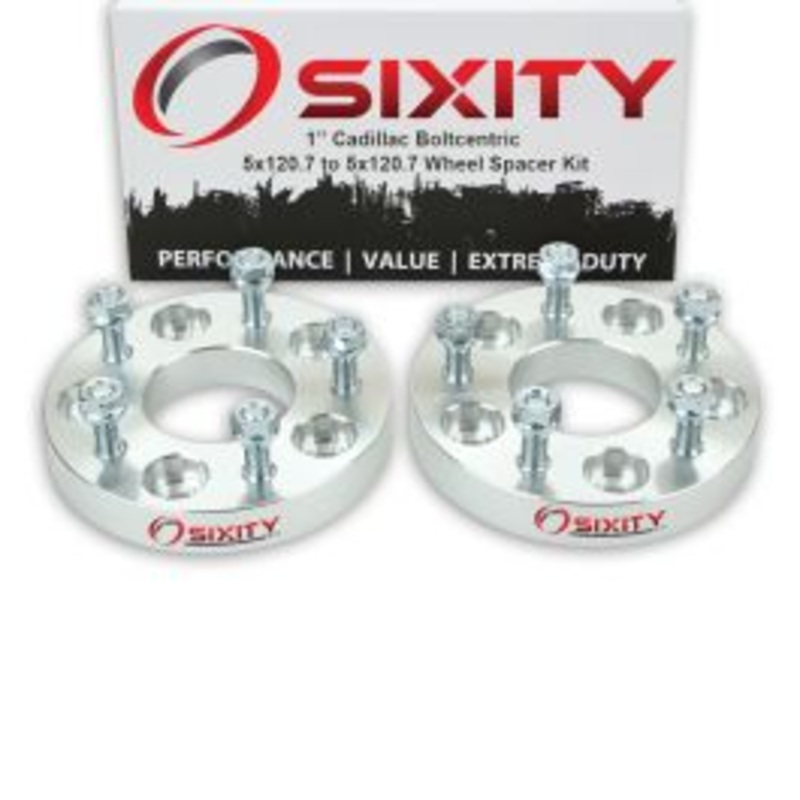 Sixity 2 pc 1" Thick Wheel Spacers - Cadillac El Dorado XLR - 5x120.7mm