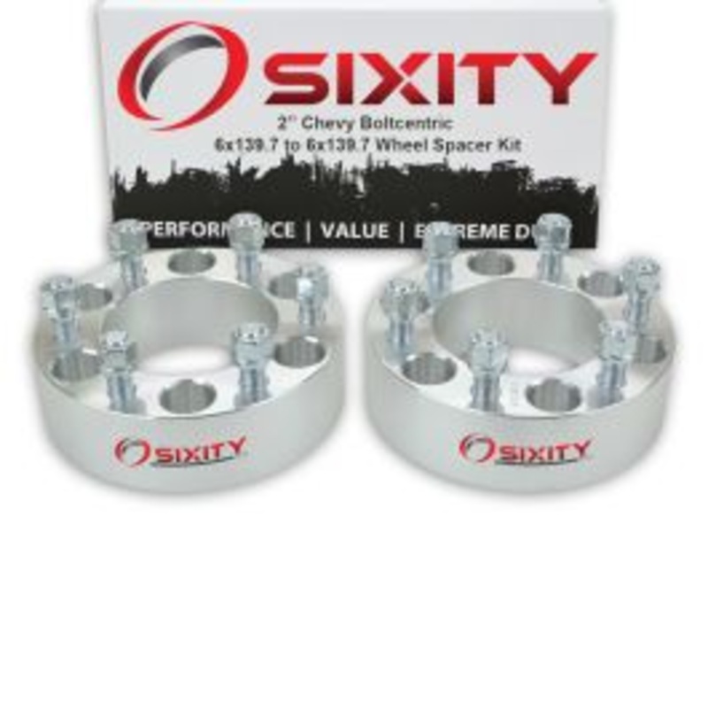 Sixity 2 pc 2" Thick Wheel Spacers - Chevy Astro Avalanche Chevy Pickup Express G30 - 6x139.7mm