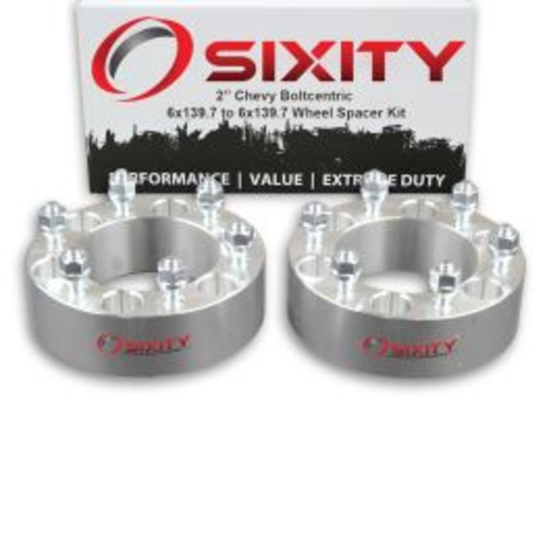 Sixity 2 pc 2" Thick Wheel Spacers - Chevy Colorado - 6x139.7mm