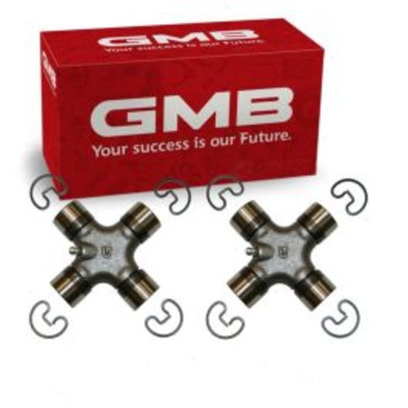 2 pc GMB Front Shaft All Universal Joints for 2006-2008 Lincoln Mark LT