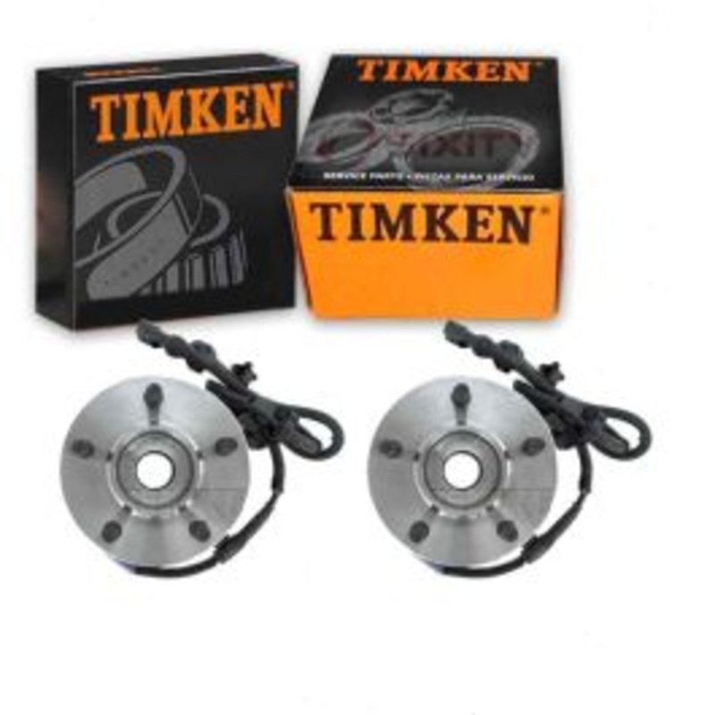 2 pc Timken Front Wheel Bearing Hub Assemblys for 2000-2002 Mazda B4000