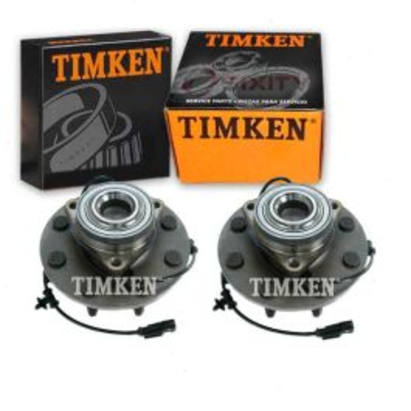 2 pc Timken Front Wheel Bearing Hub Assemblys for 2006-2008 Dodge Ram 3500