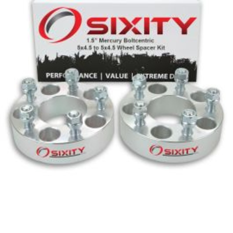 Sixity 2 pc 1.5" Thick Wheel Spacers - Mercury Cougar Marauder Mountaineer - 5x4.5