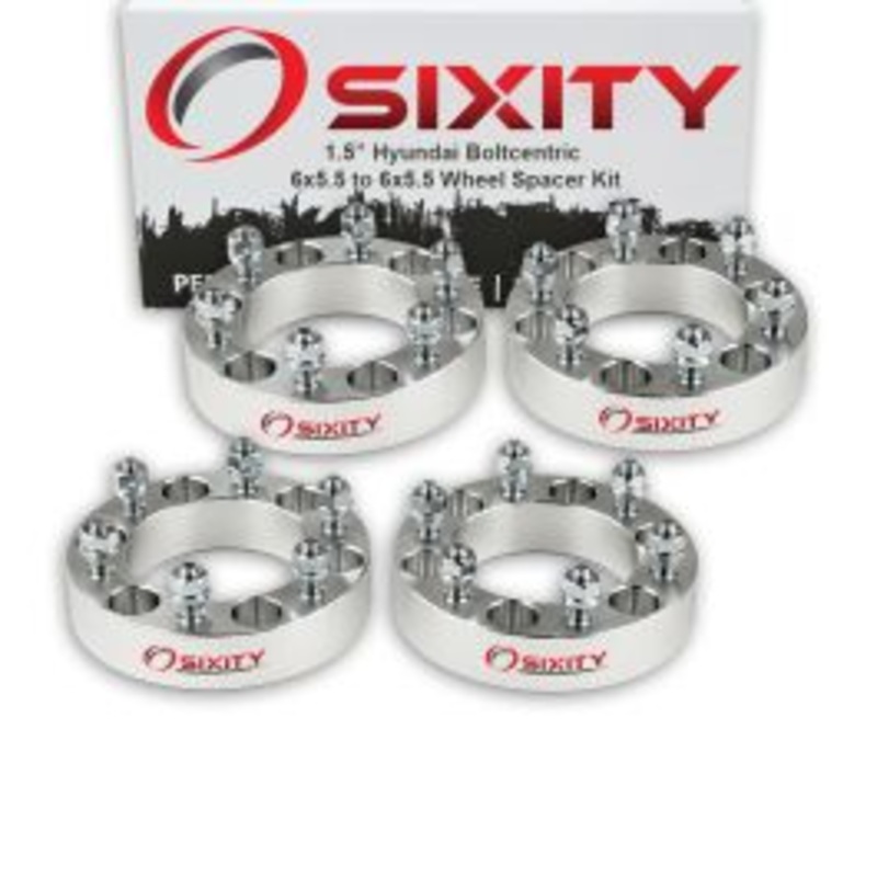 Sixity 4 pc 1.5" Thick Wheel Spacers - Hyundai Entourage - 6x5.5