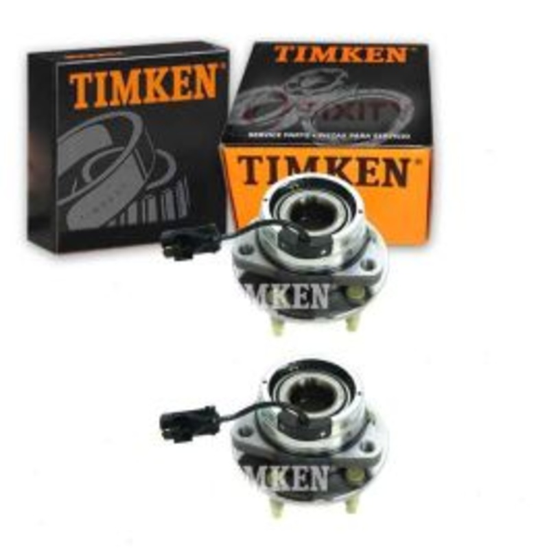 2 pc Timken Front Wheel Bearing Hub Assemblys for 2008-2010 Chevrolet Cobalt 2.0L L4