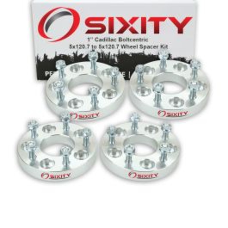 Sixity 4 pc 1" Thick Wheel Spacers - Cadillac El Dorado XLR - 5x120.7mm