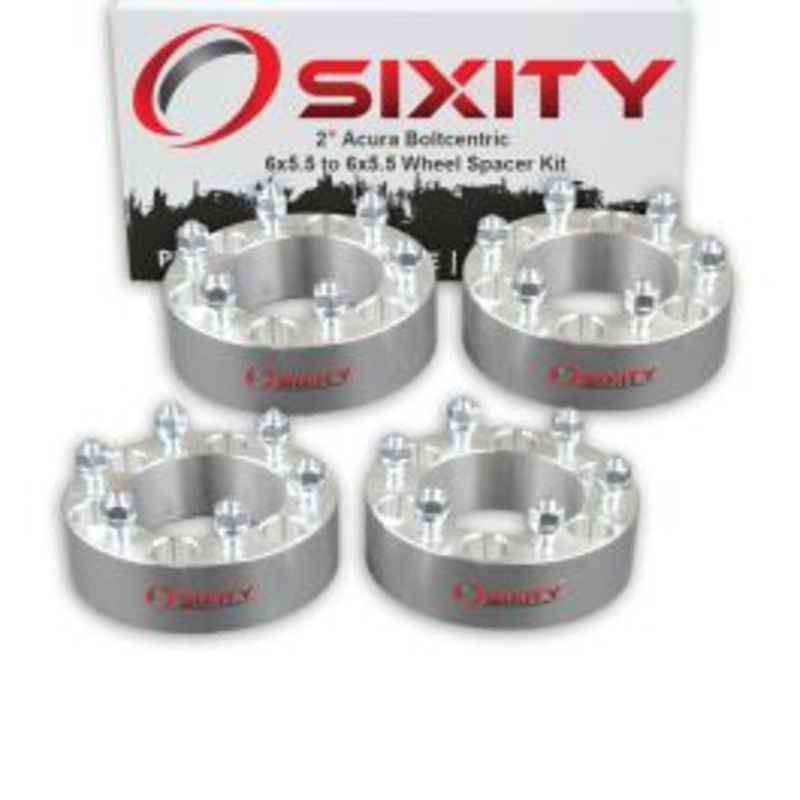 Sixity 4 pc 2" Thick Wheel Spacers - Acura SLX - 6x5.5