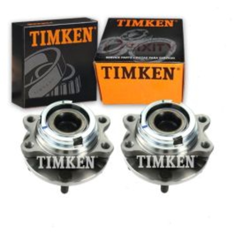 2 pc Timken Front Wheel Bearing Hub Assemblys for 2015 Infiniti Q40