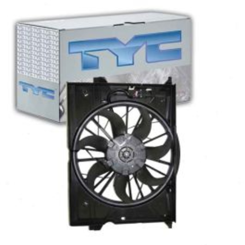TYC Dual Radiator & Condenser Fan Assembly for 2006 Mercedes-Benz CLS500
