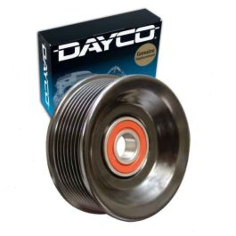 Dayco Grooved Pulley Drive Belt Idler Pulley for 1997 Ford E-350 Econoline Club Wagon 7.3L V8
