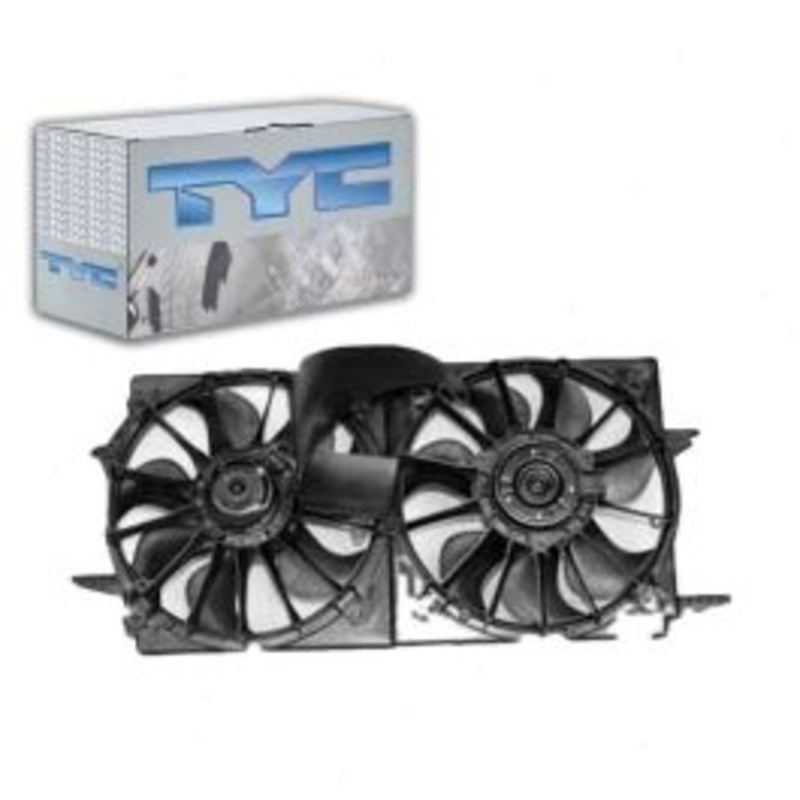 TYC Dual Radiator & Condenser Fan Assembly for 1999-2005 Pontiac Grand Am 3.4L V6