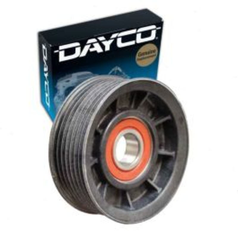 Dayco Grooved Pulley Drive Belt Tensioner Pulley for 2004-2008 Dodge Ram 3500 5.7L V8