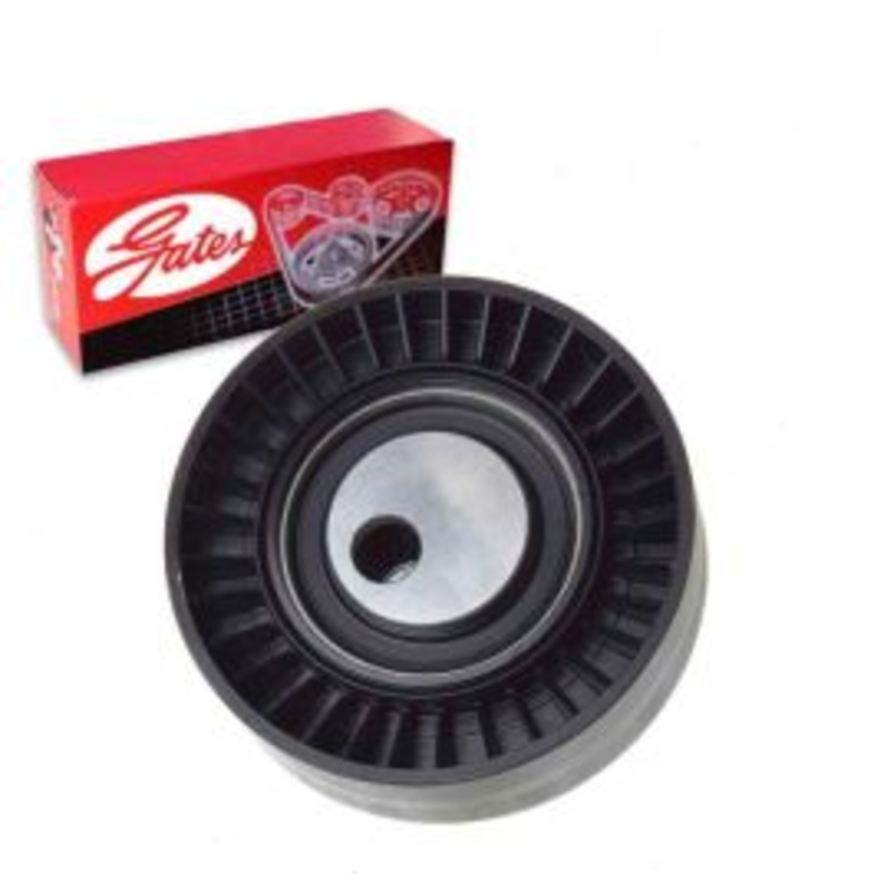 Gates DriveAlign Alternator Water Pump Power Steering Drive Belt Idler Pulley for 2001-2005 BMW 325xi 2.5L L6