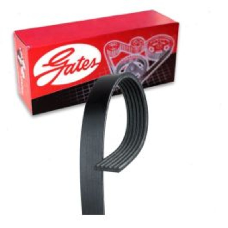 Gates Stretch Fit Micro-V Accessory Drive Serpentine Belt for 2014-2019 Ford Fiesta 1.6L L4