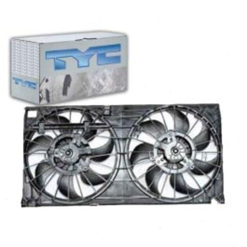 TYC 620380 Dual Radiator & Condenser Fan Assembly