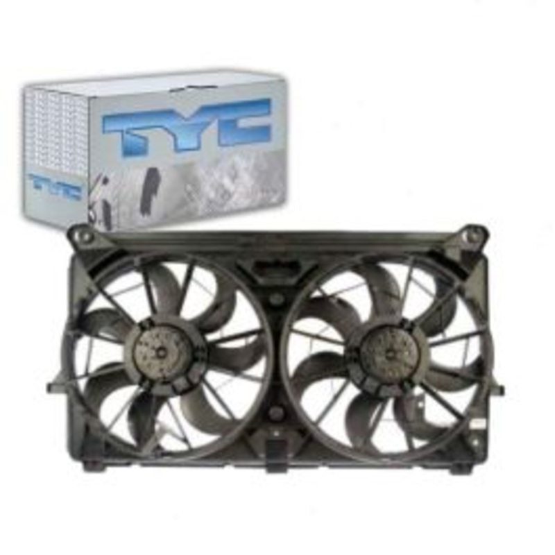 TYC Dual Radiator & Condenser Fan Assembly for 2005-2006 Chevrolet Suburban 1500 5.3L 6.0L V8