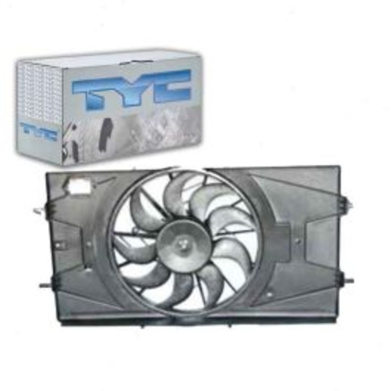 TYC Dual Radiator & Condenser Fan Assembly for 2005-2010 Chevrolet Cobalt 2.2L L4