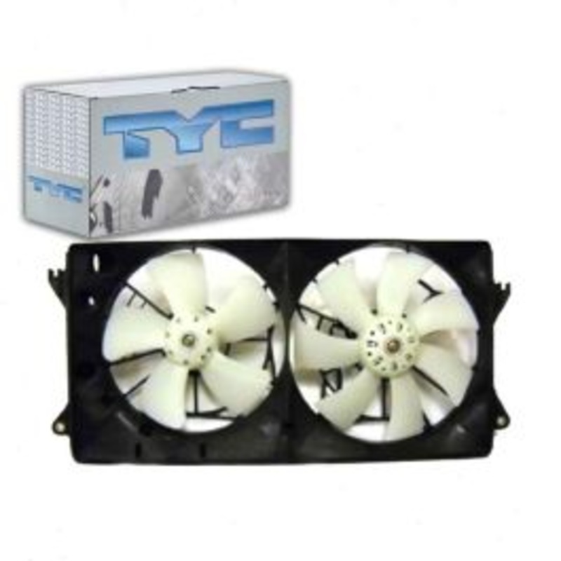 TYC Dual Radiator & Condenser Fan Assembly for 2000-2005 Toyota MR2 Spyder