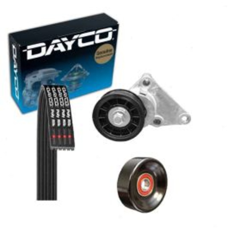 Dayco Main Drive Serpentine Belt Drive Component Kit for 2002-2005 Cadillac Escalade 5.3L 6.0L V8